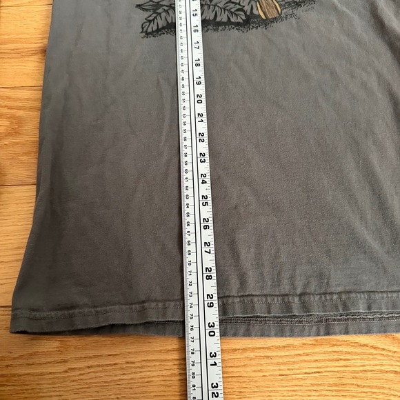 Crazy Shirts Long Sleeve T Shirt Men's Size L Aloha Hawaii Graphic Print Gray - Picture 8 of 11